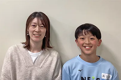 おうすけさんの保護者さまのインタビュー