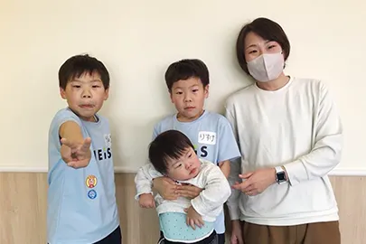 りょうさん、りすけさんの保護者さまのインタビュー