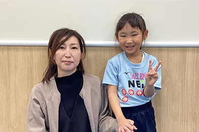 あかりさんの保護者さまのインタビュー