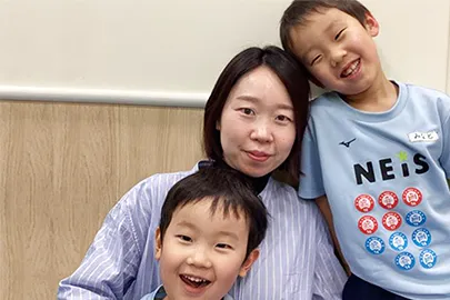 ようさん、みなとさんの保護者さまのインタビュー