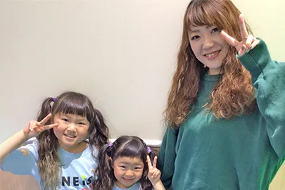 のどかさん、あかりさんの保護者さまのインタビュー